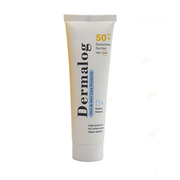 عکس1 کرم ضد آفتاب بی رنگ درمالوگ با SPF50 مناسب پوست خشک حجم 50 میلی لیتر
